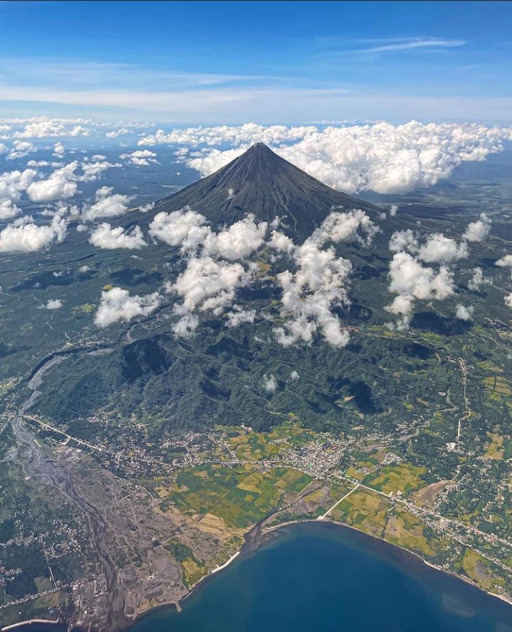MT. MAYON FROM AFAR
