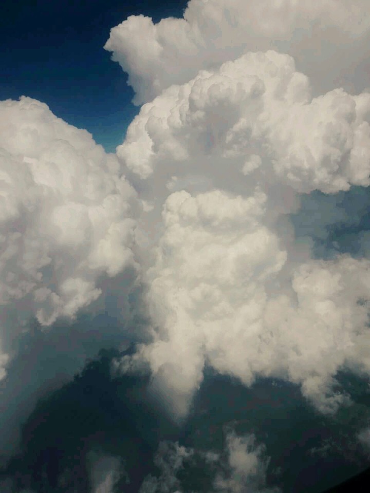View from the plane.