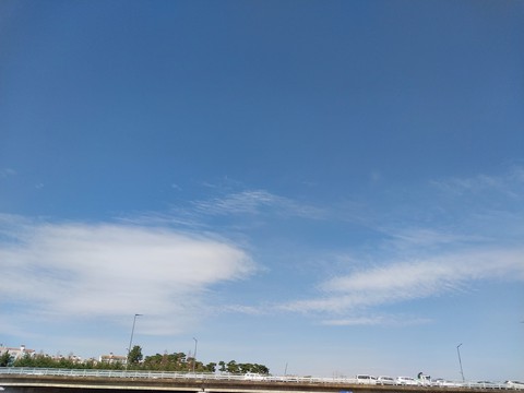 cloud, road वॉलपेपर