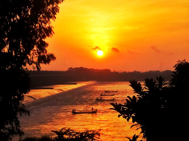 Beautiful view of sunset