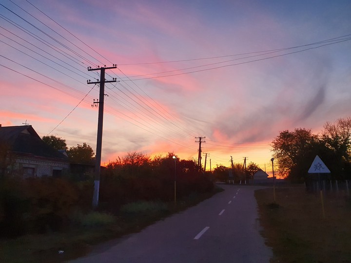 #sunset #road #evening