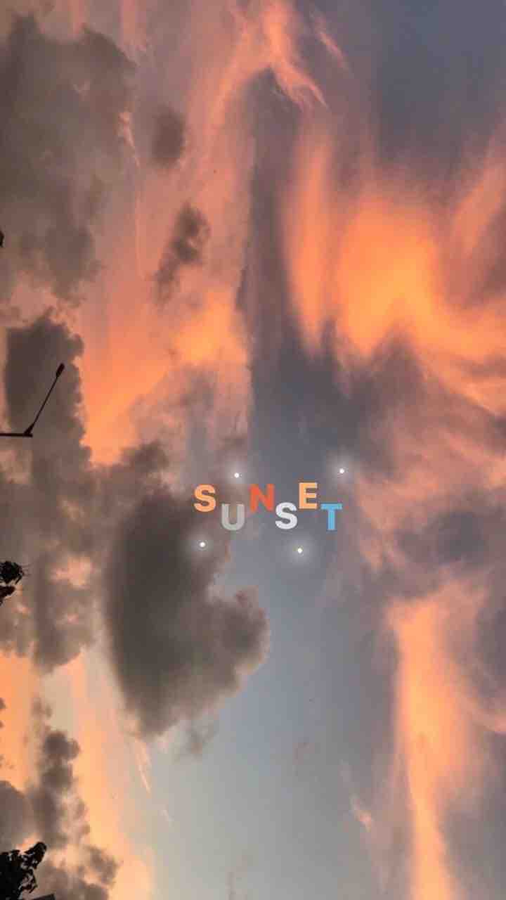 sunset sky