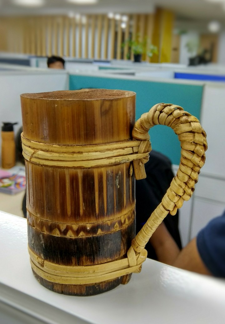 wooden cup