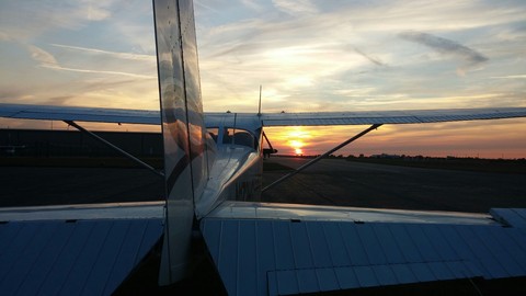 Sunset Cessna