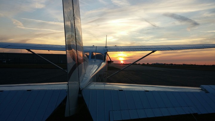 Sunset Cessna