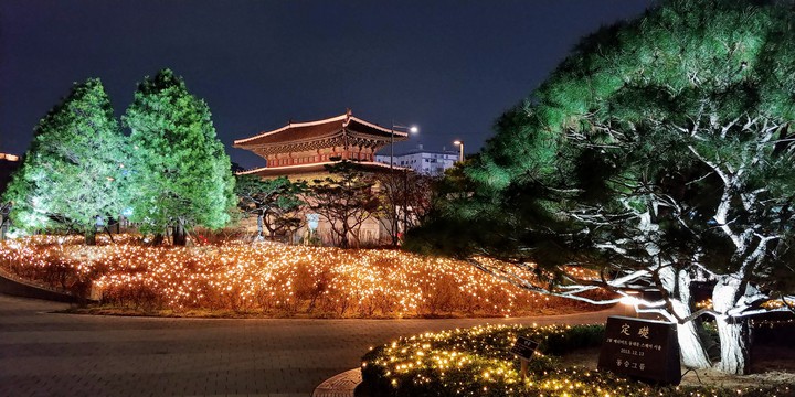 야경이 예쁜 정원