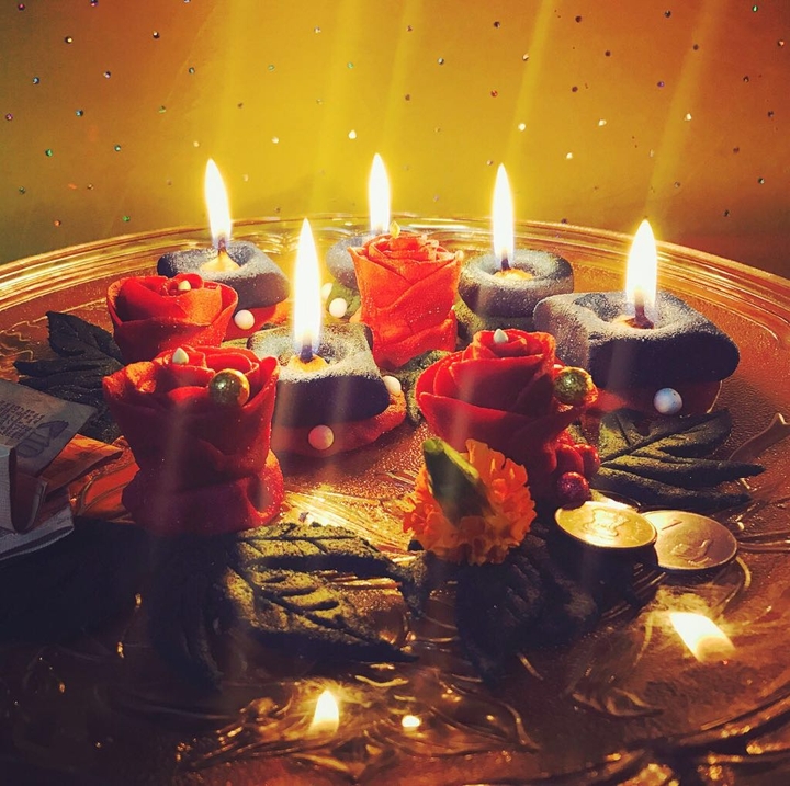 # tablewear # candals # lights
