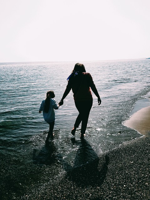 walk along the beach..