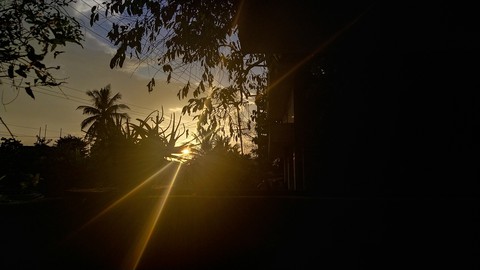 Sun glimpse?