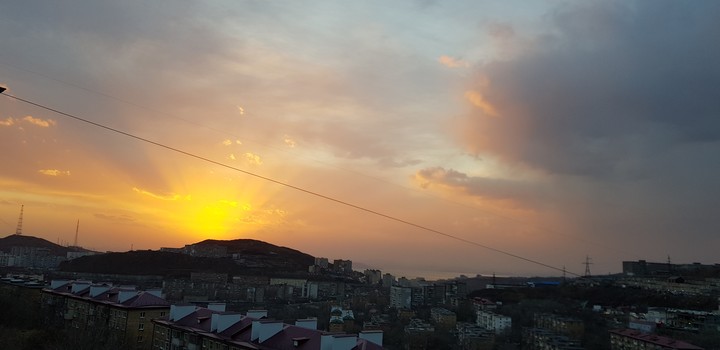 закат