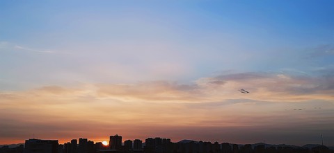 sunrise with the amazing colors ♡