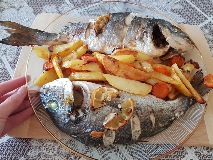 Baked fish