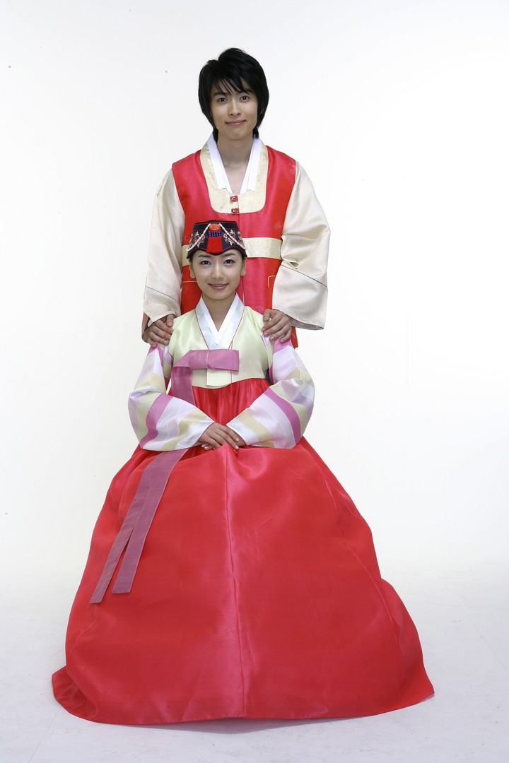 Couple in Korean Dress