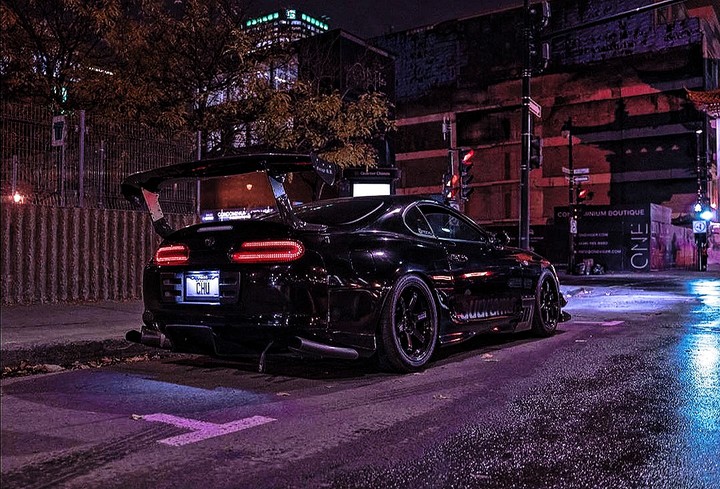 Black Supra MK4 Turbo