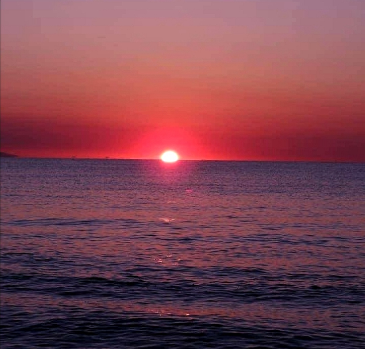 Reddish Sunset