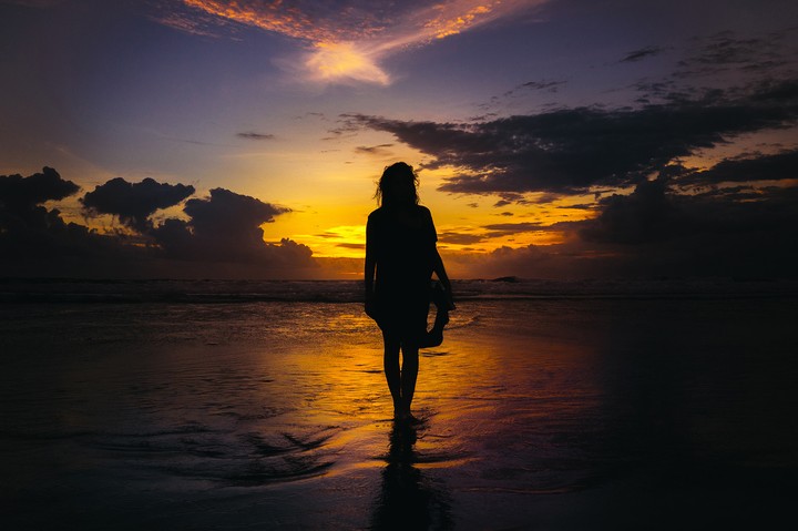 alone girl