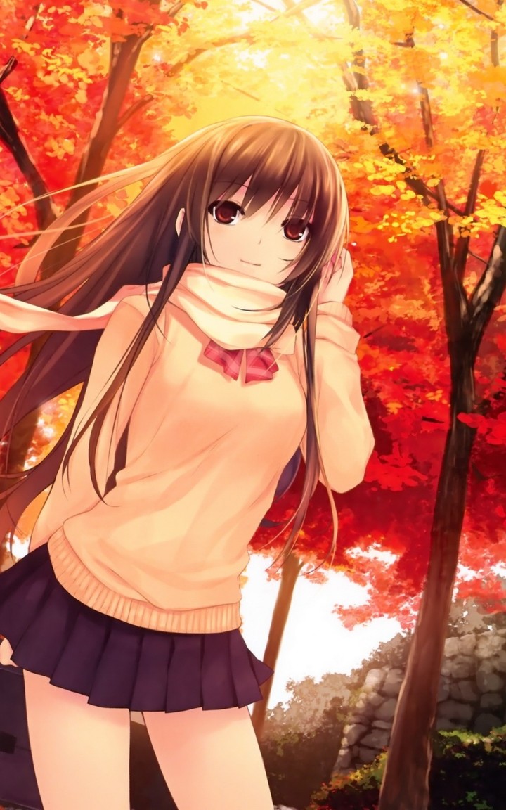 girl autumn