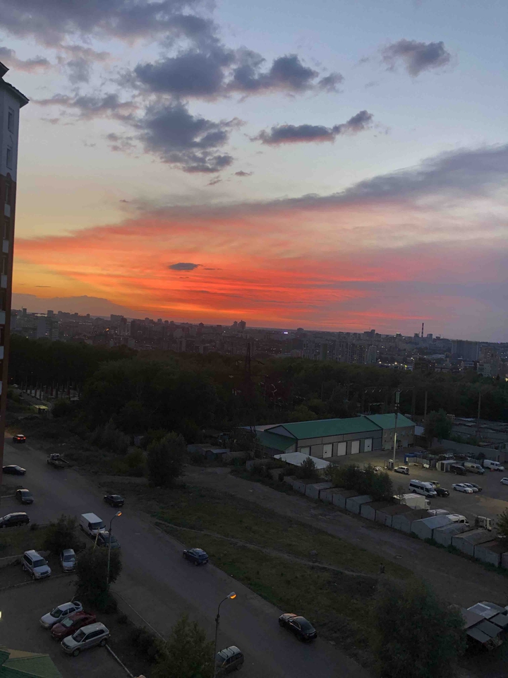 закат в Уфе