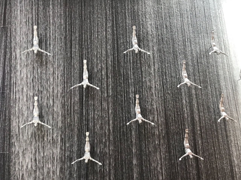 waterfall Dubai mall