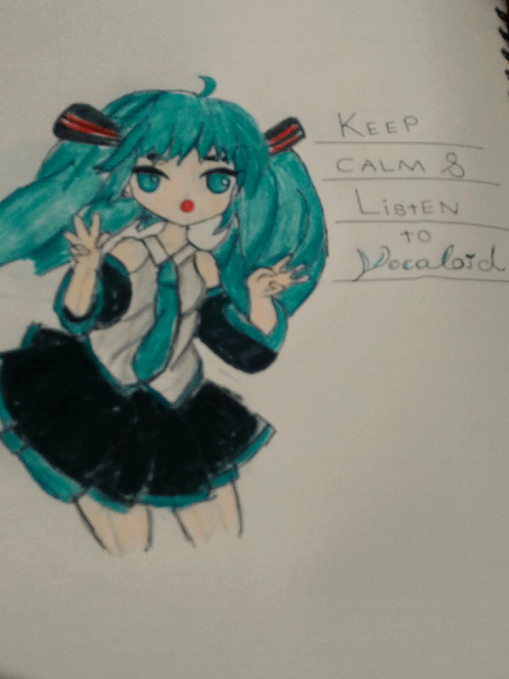 keep calm & listen to vocaloid