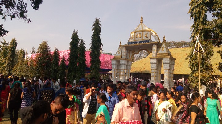 Beautiful Temple in Assam