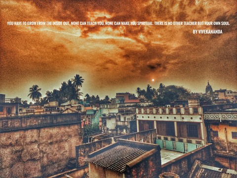 Evening view Puri