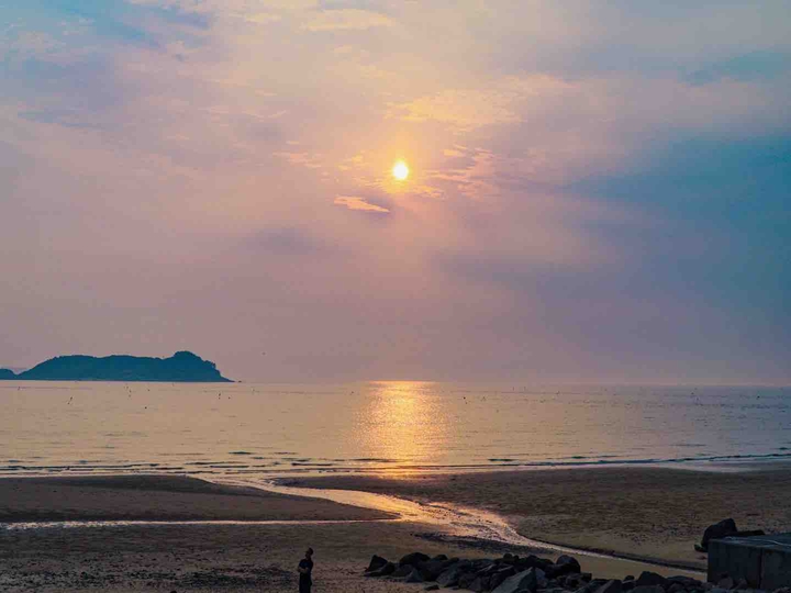 바다 노을