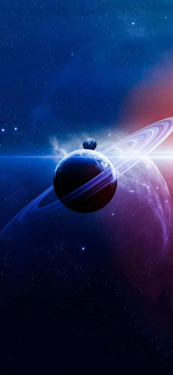 Blue Earth Pink Saturn