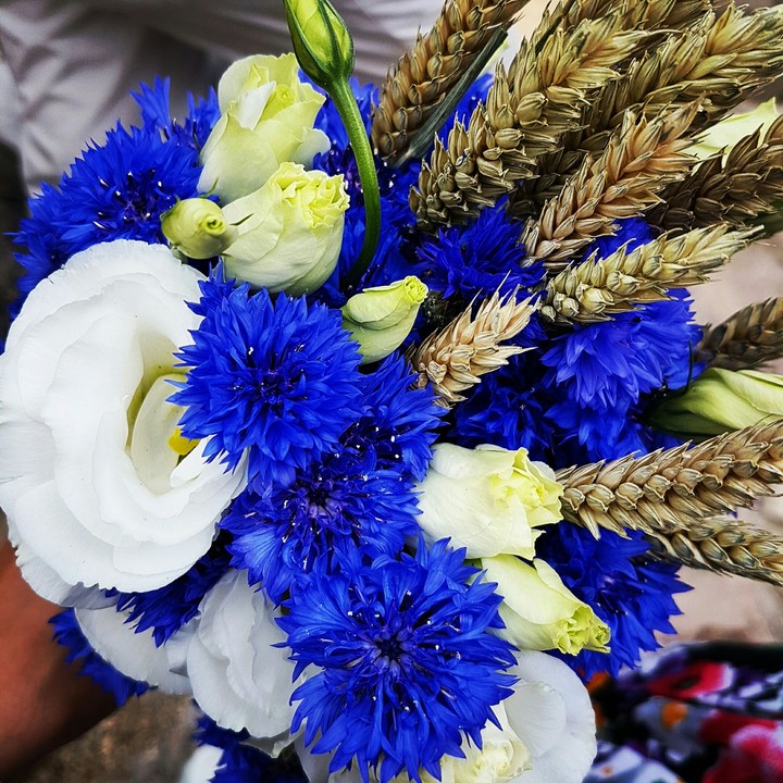 Summer flower wheat bouquet