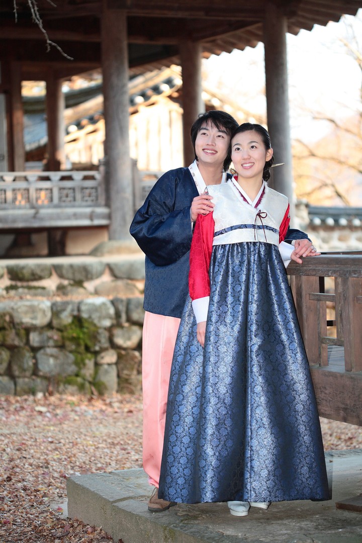 Couple in Korean Dress II