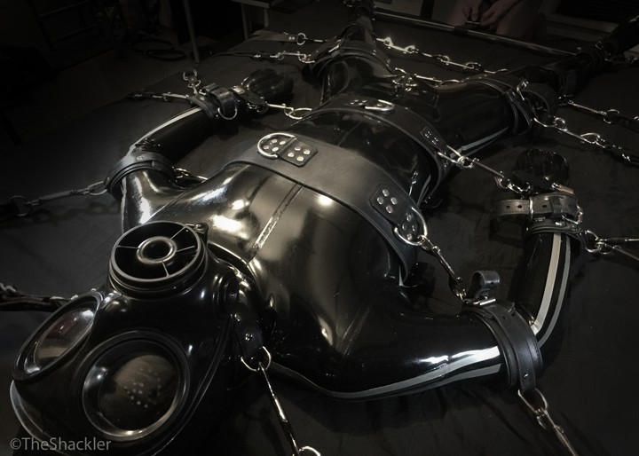 Rubber Drone Bondage