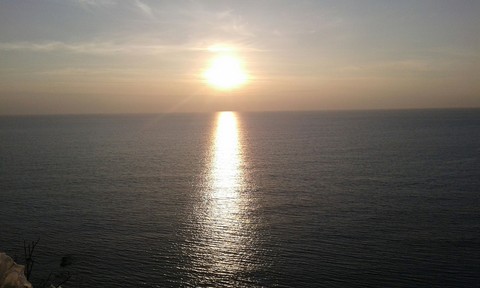 Spring sunset