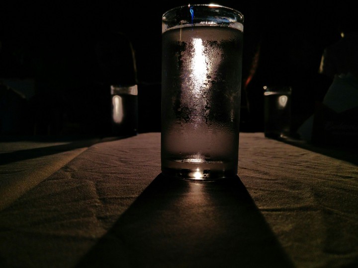 glass of water