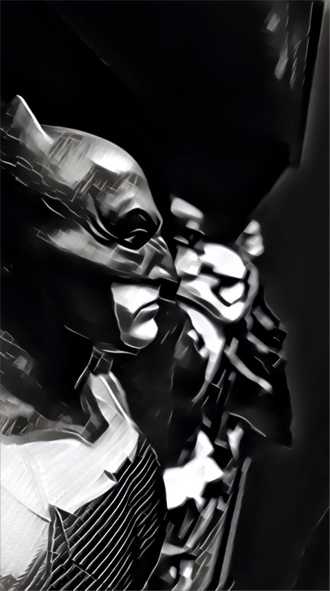 batman B&W
