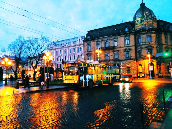 Lviv in the morning