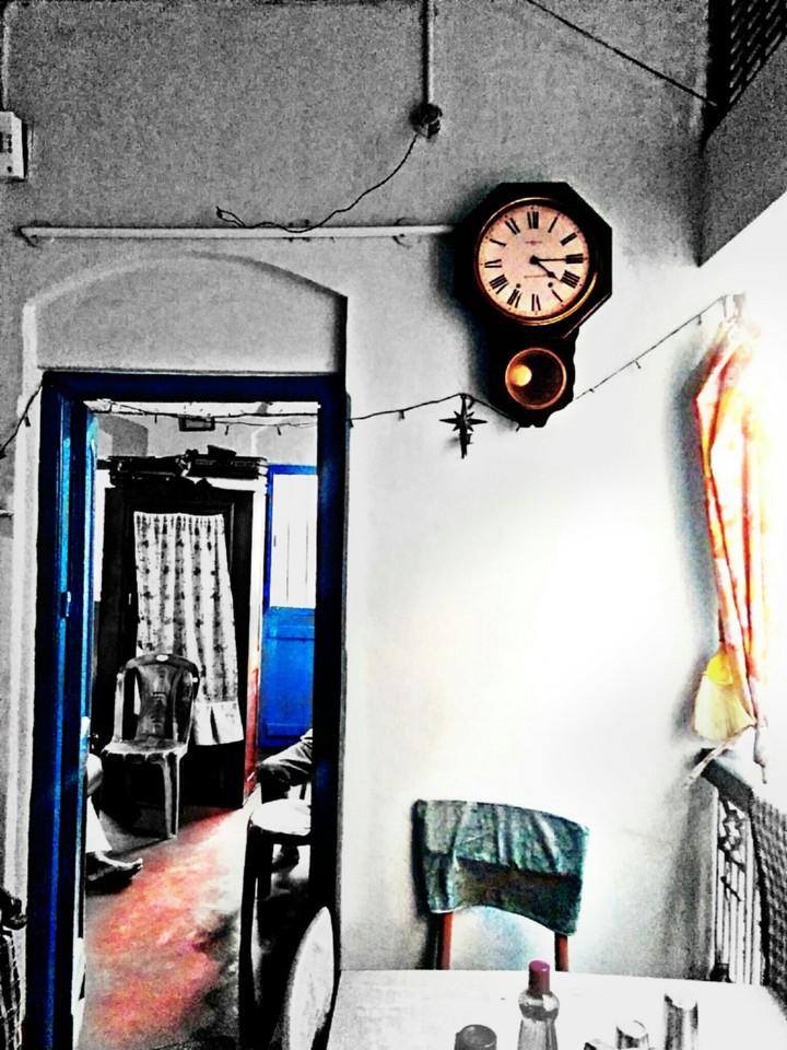 house inside clock