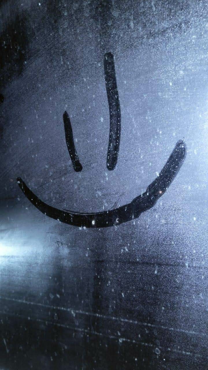 Foggy glass smile