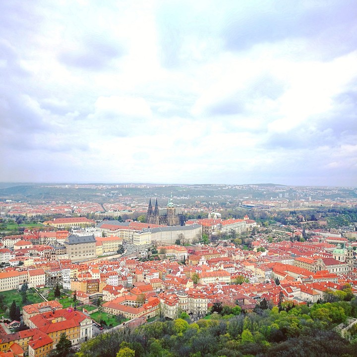 view over Prague