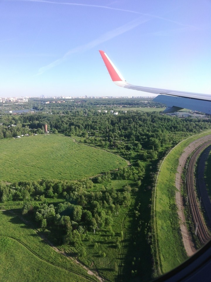 полет над Москвой