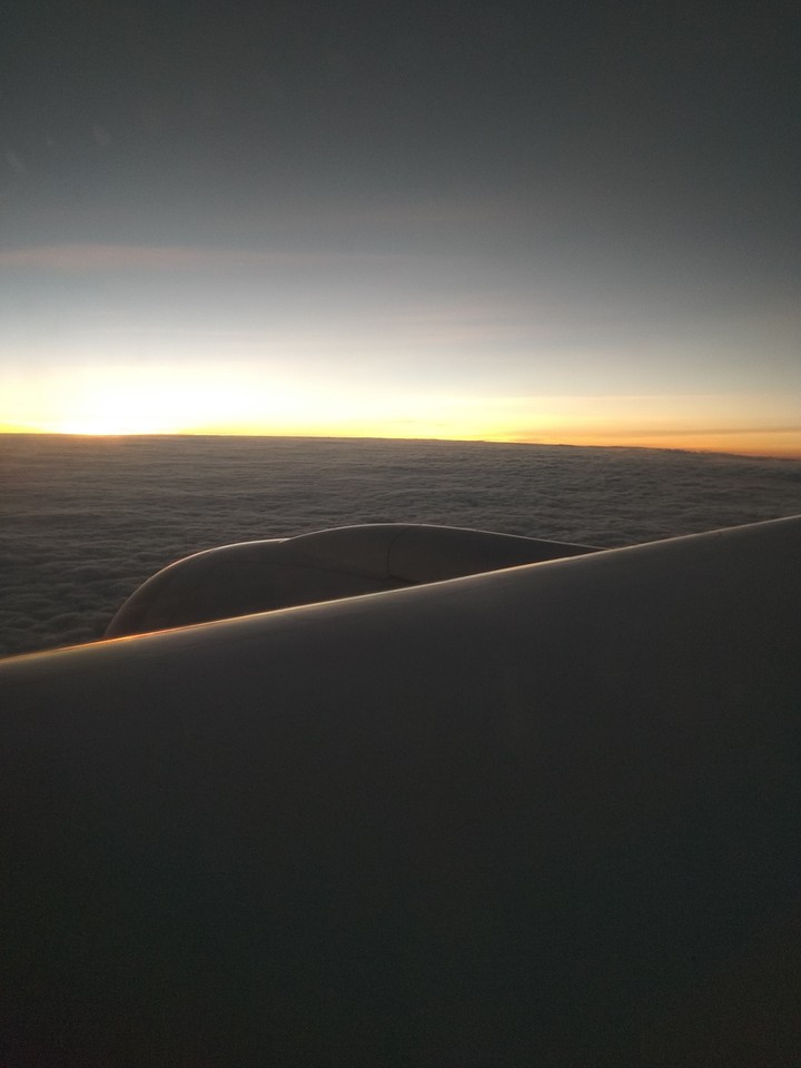 Above the clouds