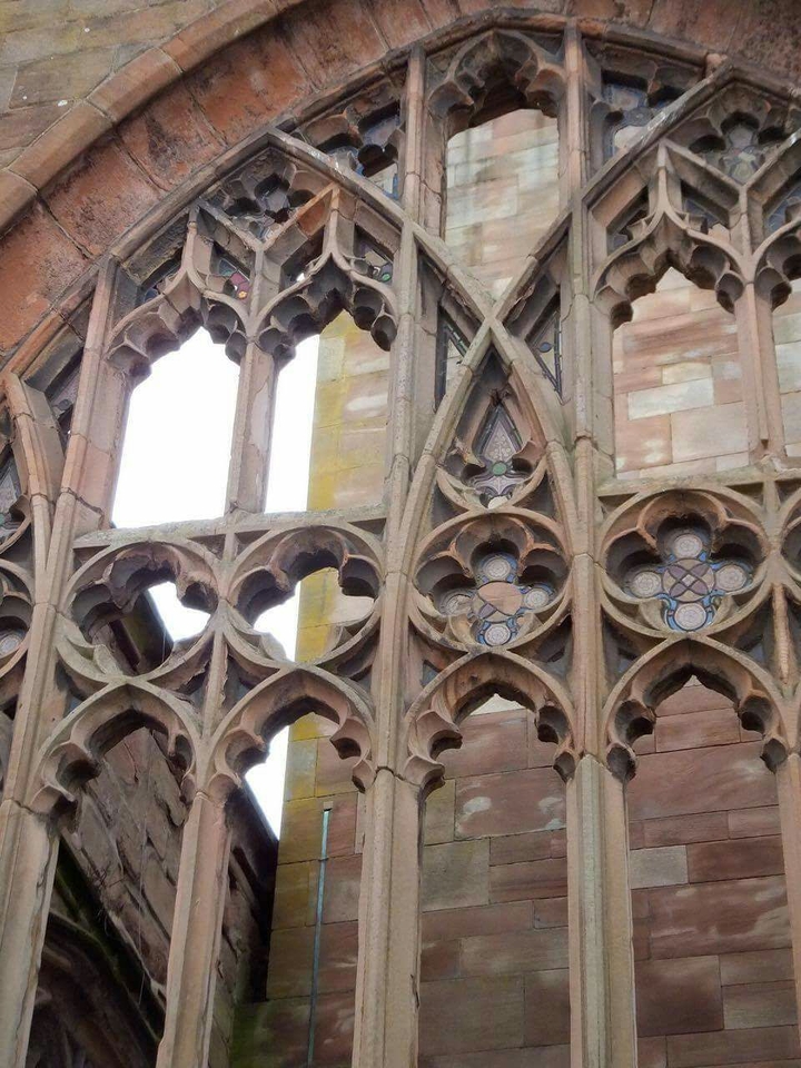 Ruined Gothic window
