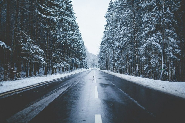 Road in the snow