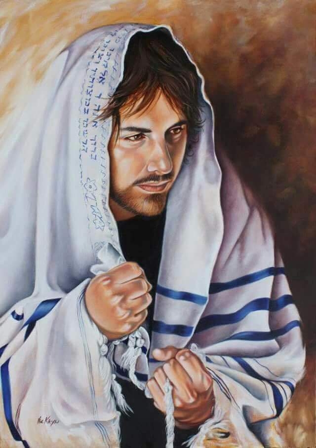man with prayer shawl