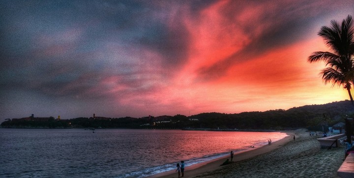 Huatulco atardecer