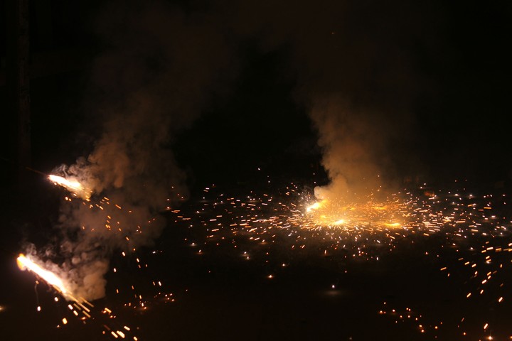 fireworks on India