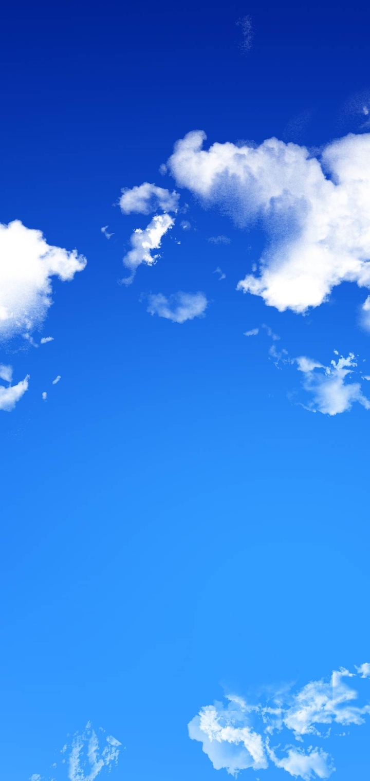 clouds sky blue