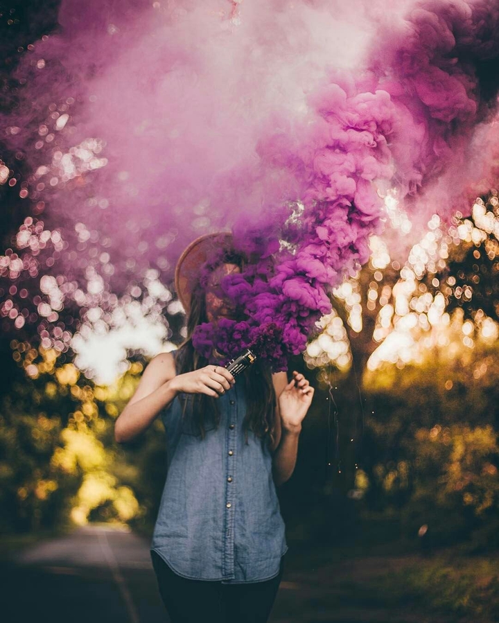 smoke girl