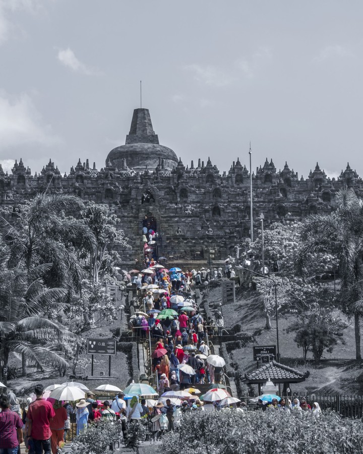 holiday at borobudur