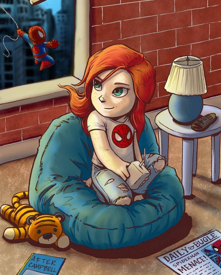 Spiderman and Mary Jane