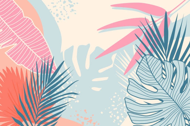 Hawaiian leaf design